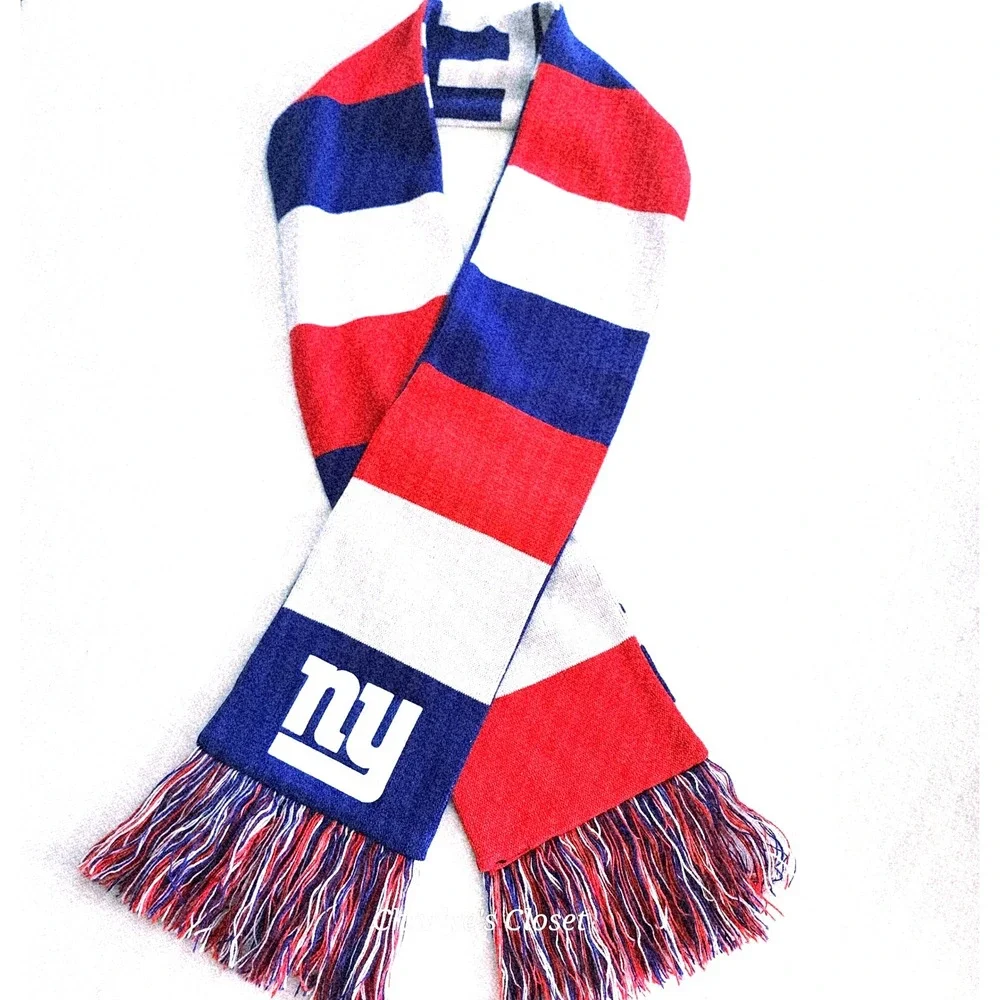 New‎ York  Giants NFL 47 BRAND Adult Unisex Fringe Winter Stadium Scarf